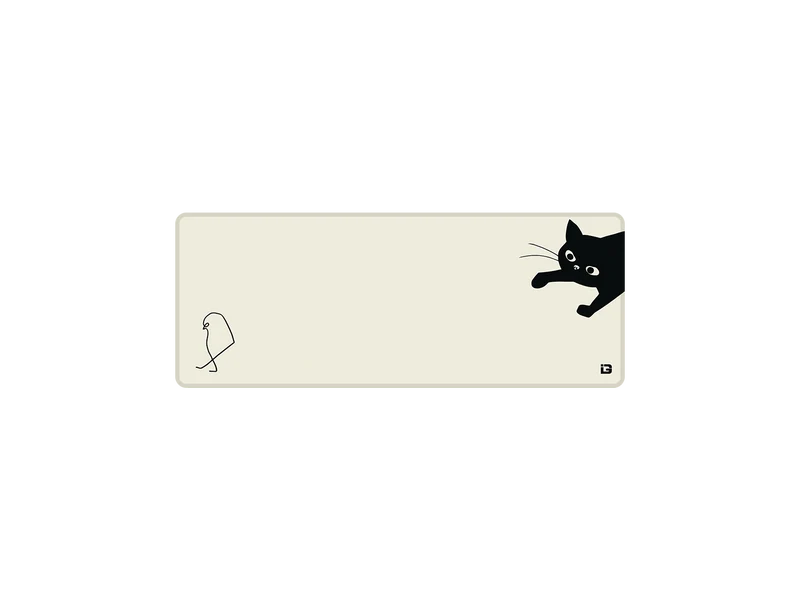 Katze und Vogel