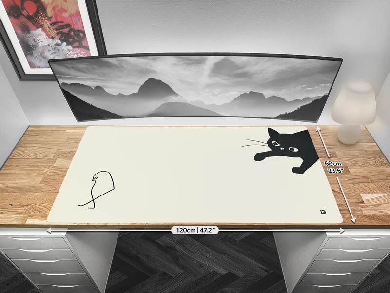 Katze und Vogel
