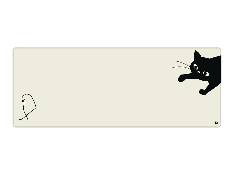 Katze und Vogel