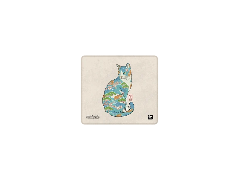 Ukiyo Blaue Katze