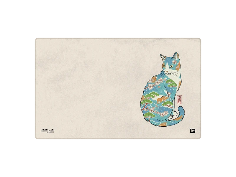 Ukiyo Blaue Katze