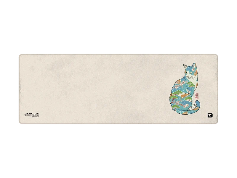 Ukiyo Blaue Katze