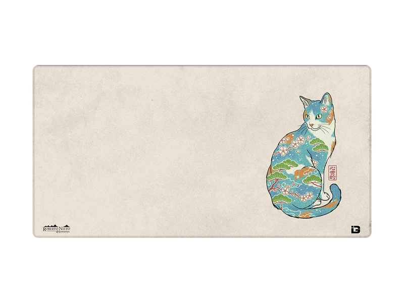 Ukiyo Blaue Katze