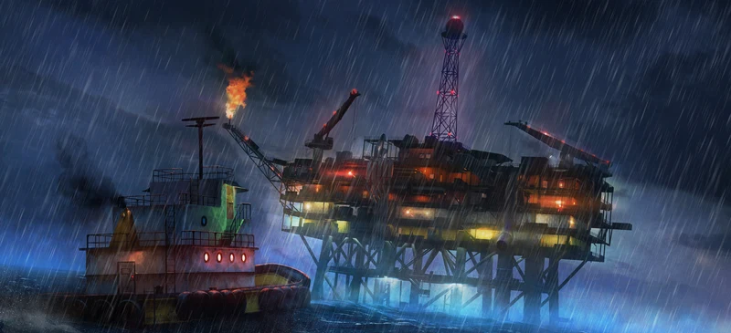 Large Oilrig