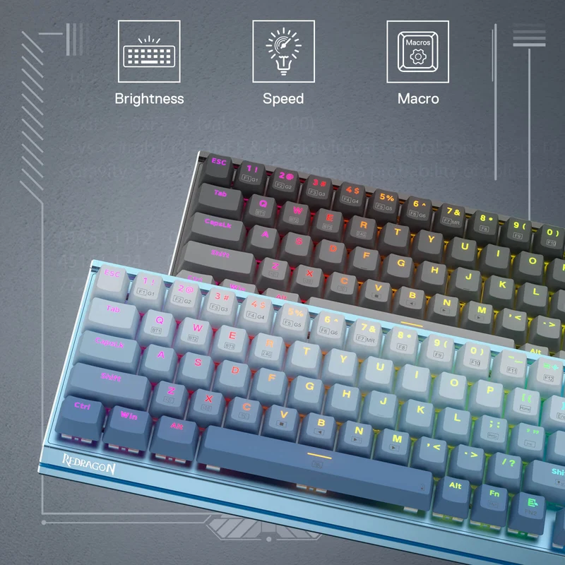 SHACO K641 Wired Aluminum Keyboard