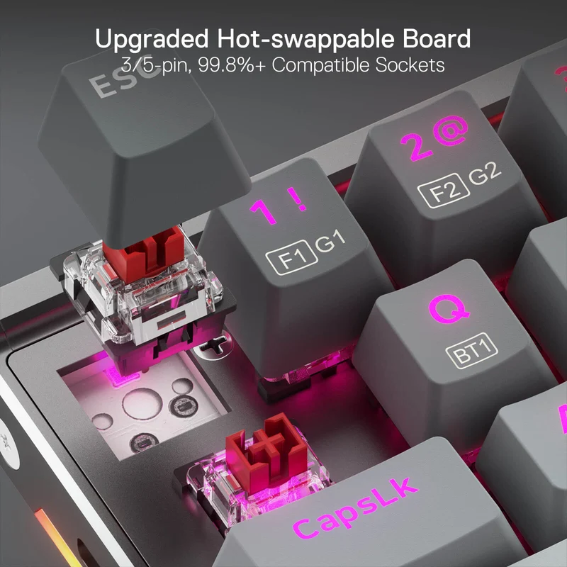 SHACO K641 Wired Aluminum Keyboard