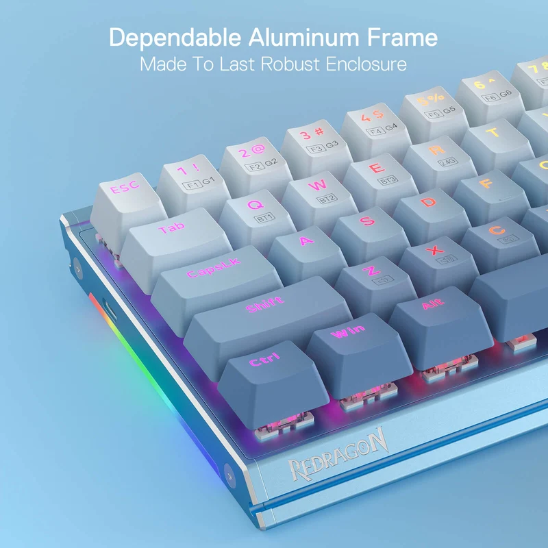 SHACO K641 Wired Aluminum Keyboard