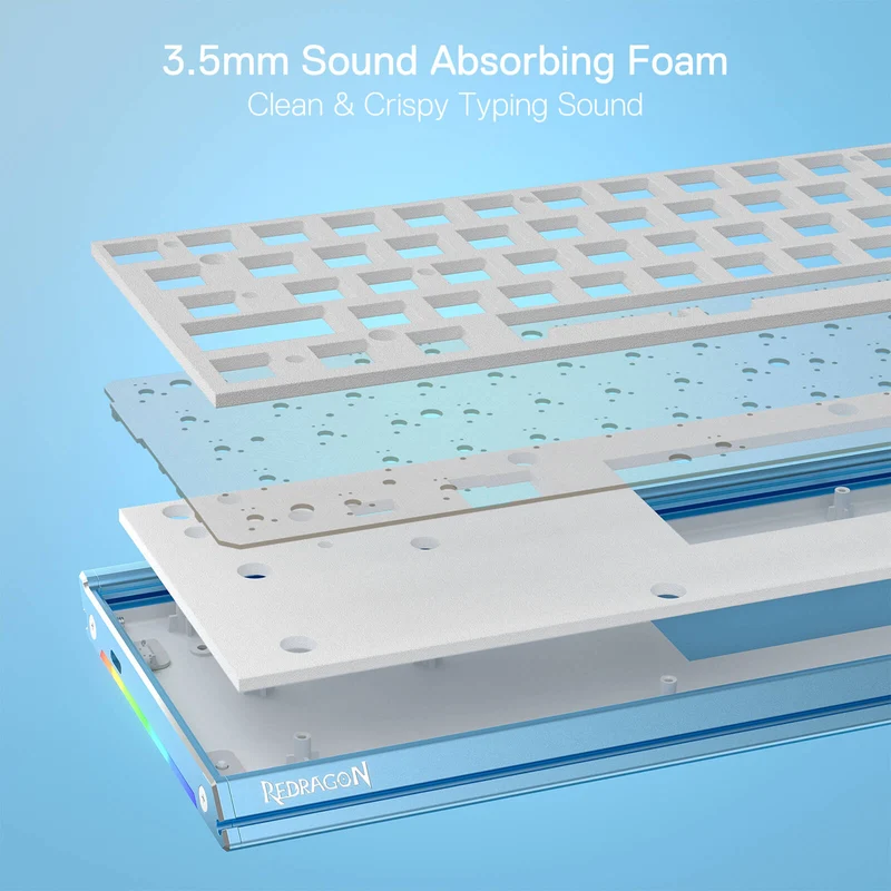 SHACO K641 Wired Aluminum Keyboard