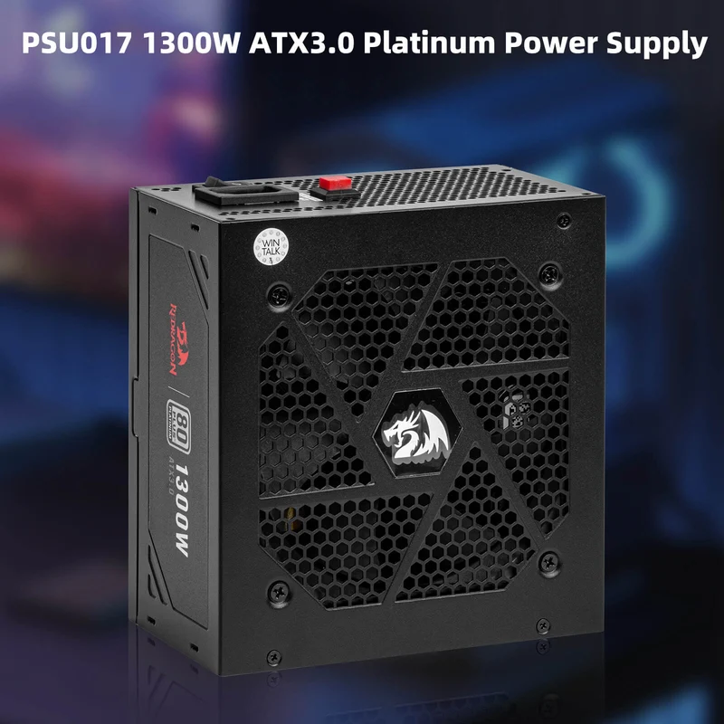 80+ Platinum 1000/1300 Watt ATX 3.0 Fully Modular Power Supply Includes a FREE 12VHPWR Cable
