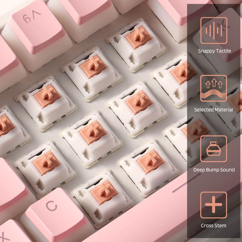 Redragon x LTC Panda Switches for Mechanical Keyboard DIY (30 Pcs)