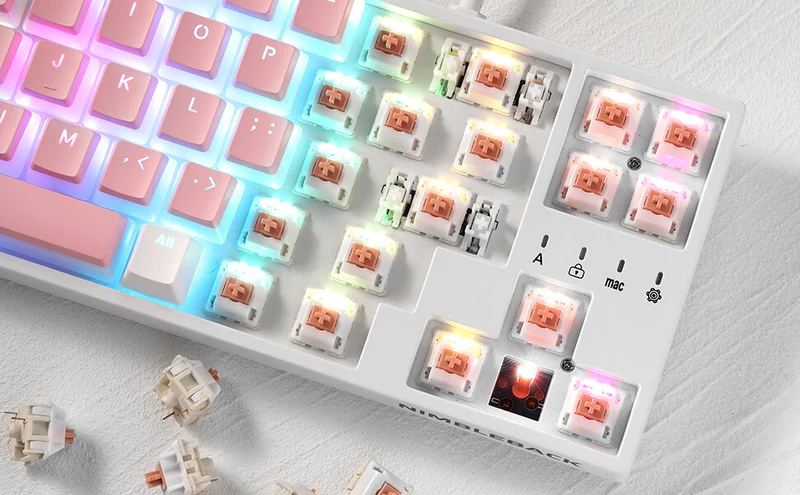 Redragon x LTC Panda Switches for Mechanical Keyboard DIY (30 Pcs)