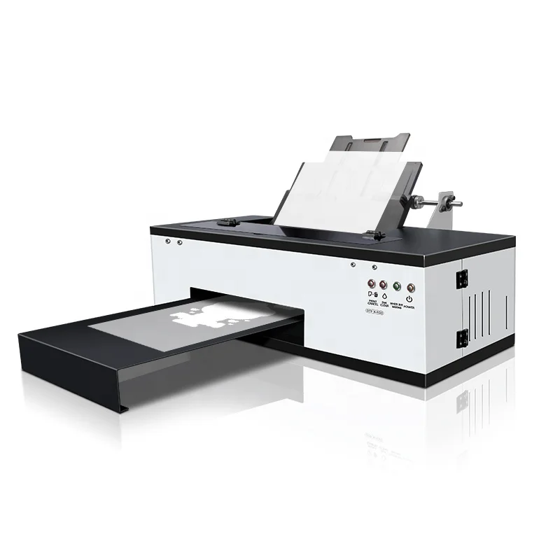 RUICAI Hot Sell 30cm A3 Dtf Printer Desktop L1800 1390 Printhead Dtf Printer for PET Film T-Shirt Printing