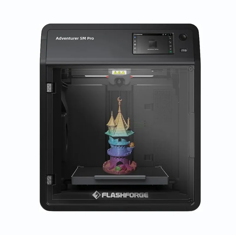 Flashforge 3D Adventurer 5M Pro Auto-Leveling AI Kids-Friendly FDM 3D Printer Machine USB Used for PLA Prototyping Modeling