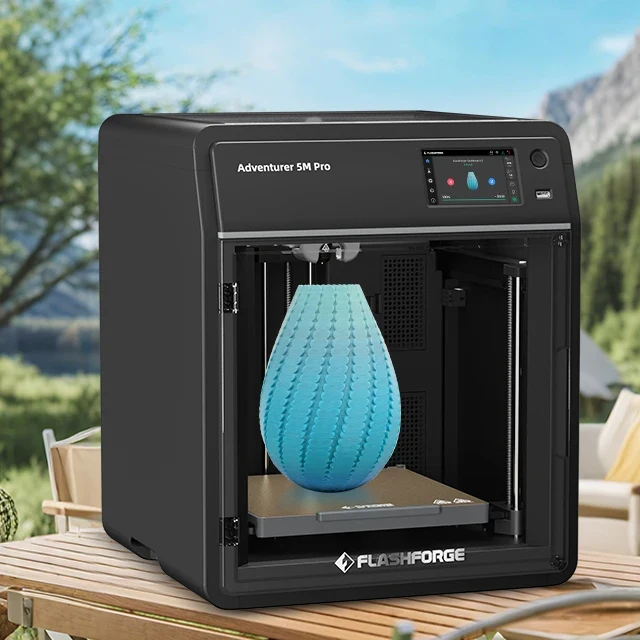 Flashforge 3D Adventurer 5M Pro Auto-Leveling AI Kids-Friendly FDM 3D Printer Machine USB Used for PLA Prototyping Modeling