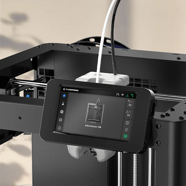 Flashforge Adventurer 3D Printer 22cm Build Volume PLA Automatic New 1 Year Warranty AI Auto Fast for Home Prototyping
