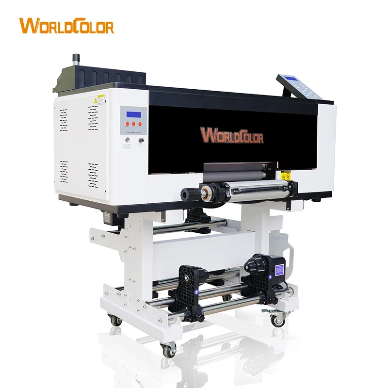 UV DTF 2-in-1 Sticker Printer I1600 F1080 Xp600 A3 UV Printer AB Film Roll Printing Machine with Laminator for Label Stickers