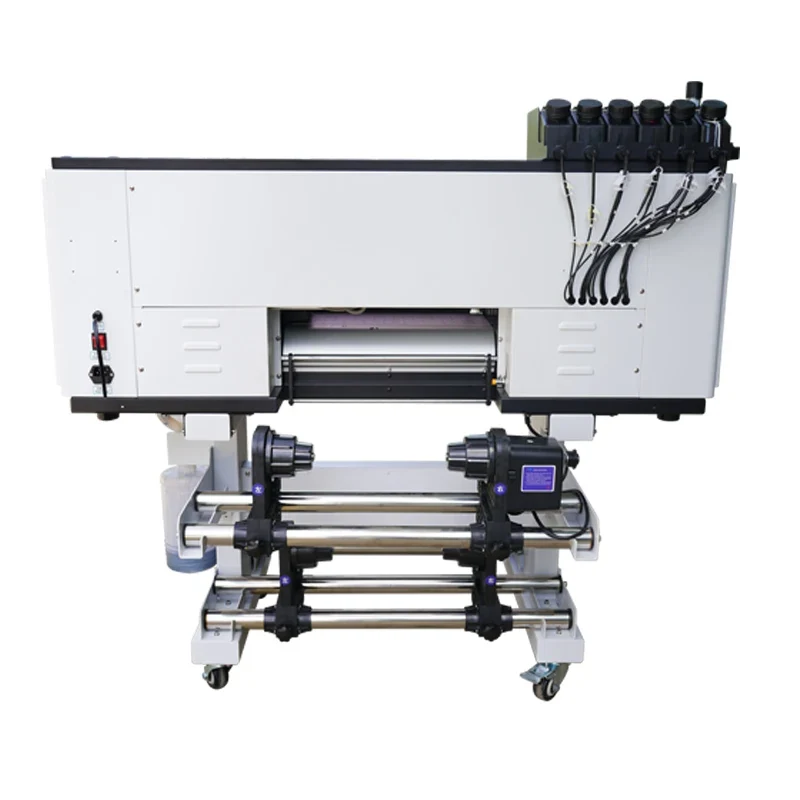 UV DTF 2-in-1 Sticker Printer I1600 F1080 Xp600 A3 UV Printer AB Film Roll Printing Machine with Laminator for Label Stickers