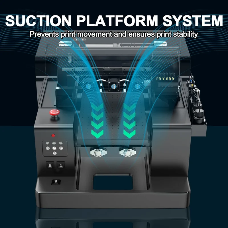 Desktop Best Selling UV Printer Flatbed Printing Machine A3 A4 UV Dtf Flatbed Printer for PVC ID Card Phone Case Metal Acrylic