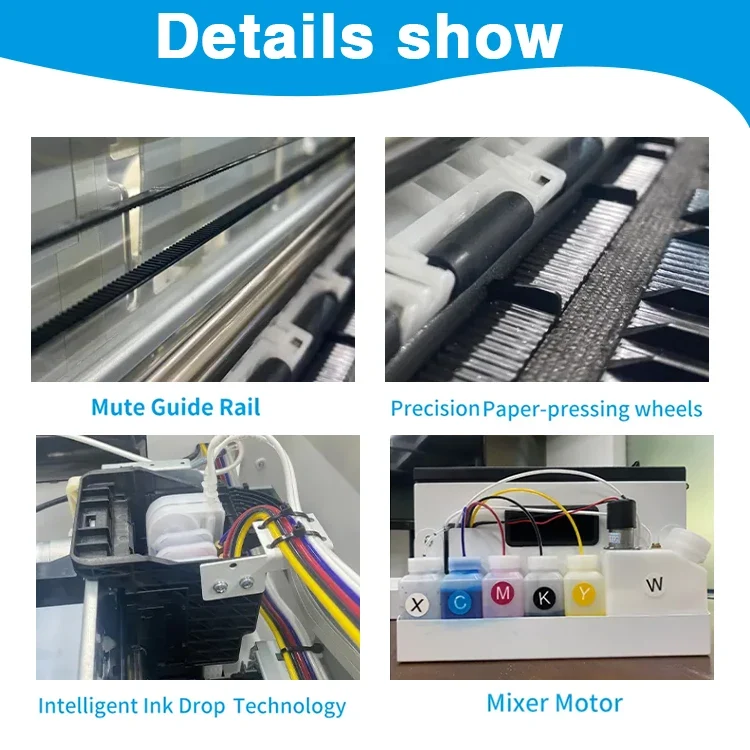 Inktime Customized Multifunction Pet Film Digital Printing F1080 Printhead Impresora A3 Dtf Inkjet T-Shirt DTF Printer