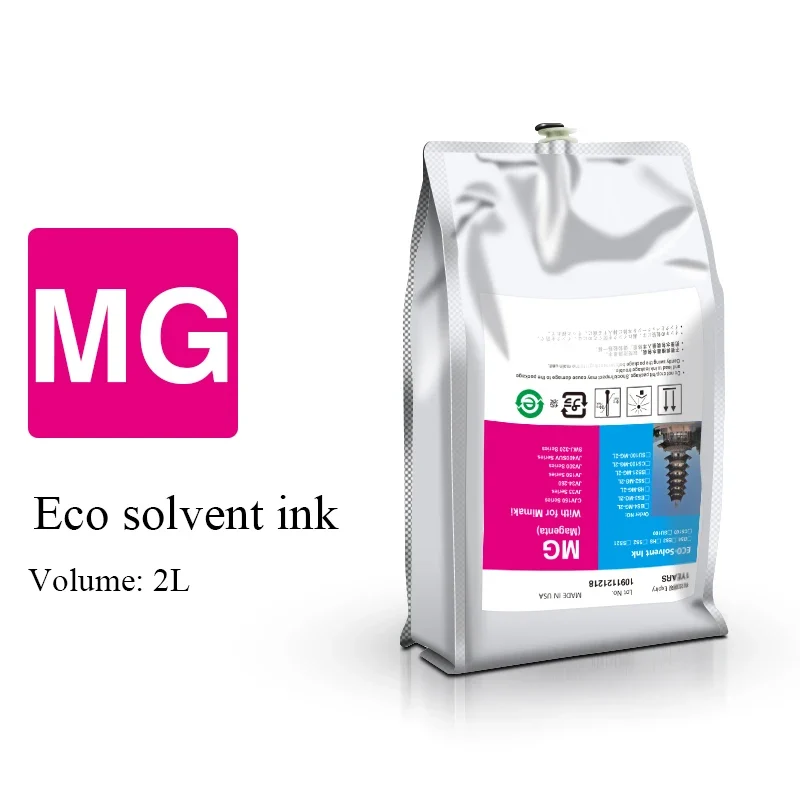 Best Selling 2L/bag Bs3 Bs4 Es3 Ss21 Eco Solvent Ink Bag for Mimaki Jv300 Jv150 Cjv300 Cjv150