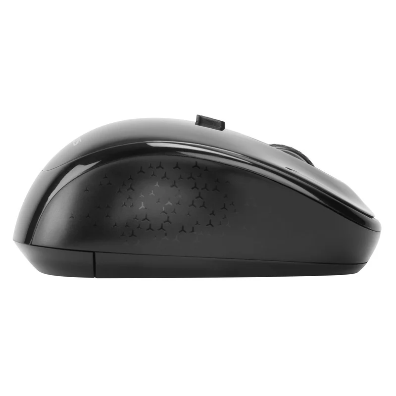 Wireless USB Laptop Blue Trace Mouse - Schwarz