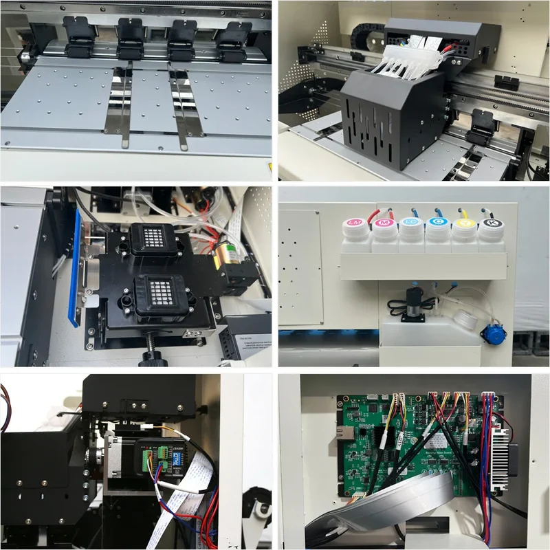 A3 30CM PET Film T-Shirt Printing DTF Printer Heat Transfer DTF Direct to Film Printer With Double XP600 I1600 I3200 Printhead