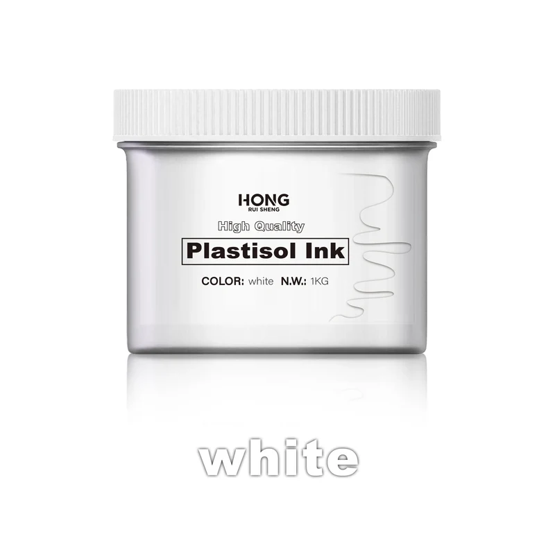 SOLLYD White Screen Printing Plastisol Ink - Super Strong Coverage, Conceals Blemishes Without Leaving Any Marks
