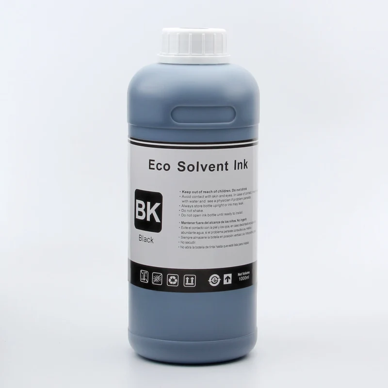 2-Year Eco-Solvent for Ink for Epson for EcoTank Printers (3750 2803 4800 ET-15000 ET8550) Digital Printing Certified with MSDS