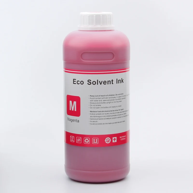 2-Year Eco-Solvent for Ink for Epson for EcoTank Printers (3750 2803 4800 ET-15000 ET8550) Digital Printing Certified with MSDS