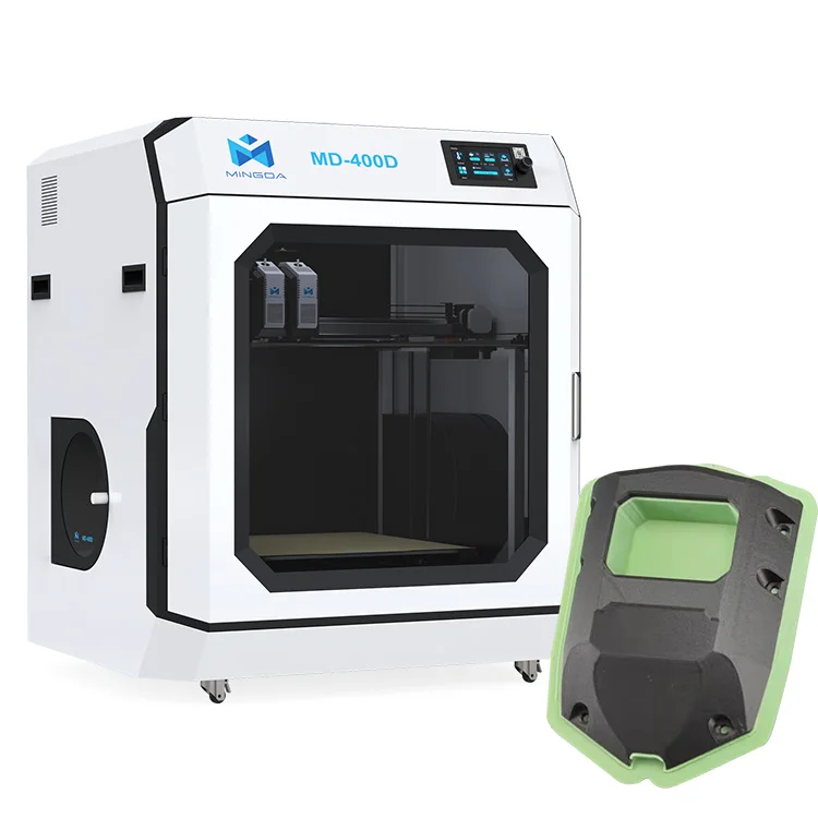 Professional MD-400D Special Offer 500mm/s Large Size 400*400mm High Speed Idex Industrial High Quality 3d Printer Podiology