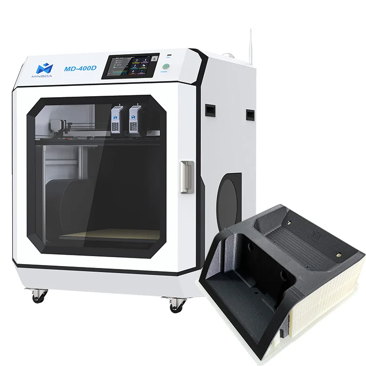 MD-400D Special Offer High Speed 500mm/s Idex Dual Professional Industrial 3d Printer Printing Machine Insoles 3d Imprimante