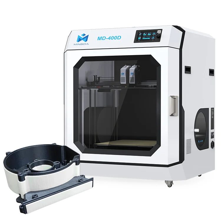 2023 MD-400D Hot Selling IDEX Dual Extruder 3d Printer Filament Extruder Machine
