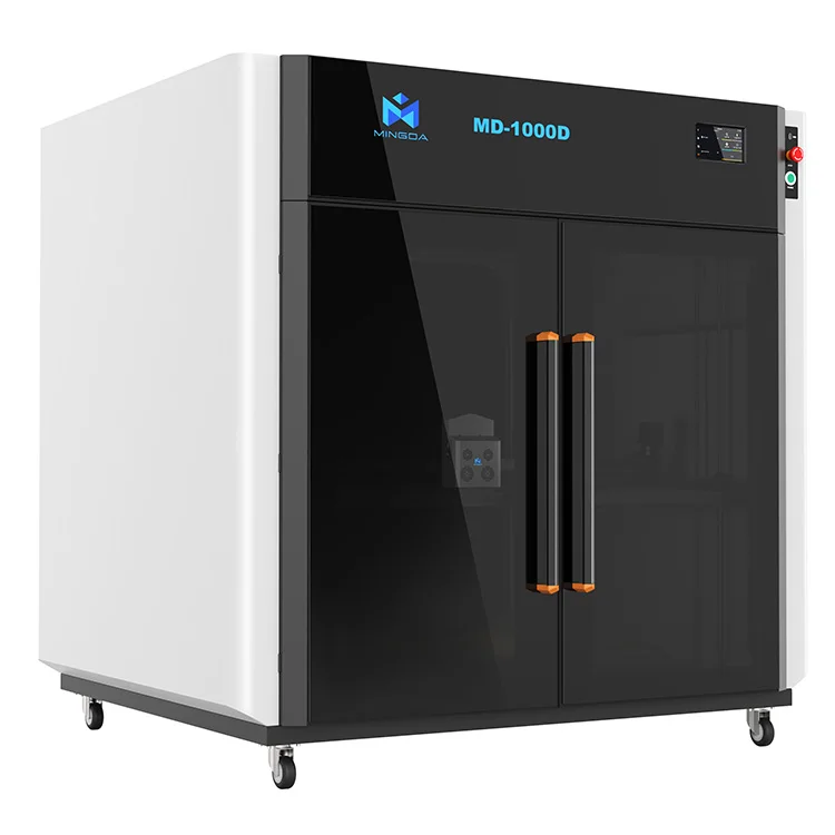 Mingda MD-1000D Klipper New Arrival 1000mm Metal Pellet Quick Faster 500mm/s Fdm Dual Colour 3d Printer Dual Drive Extruder