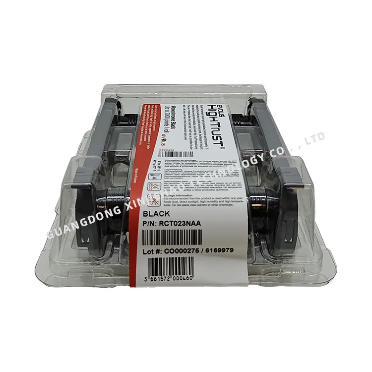 Original RCT023NAA Black Monochrome Ribbon for Primacy Zenius Elypso Edikio FLEX Duplex ID Card Printer