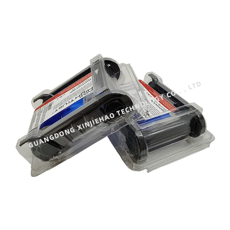 Original RCT023NAA Black Monochrome Ribbon for Primacy Zenius Elypso Edikio FLEX Duplex ID Card Printer
