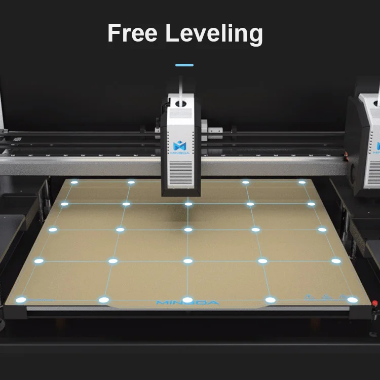 2023 MD-400D Index 400*400*400mm High Temp 3d Full Color Printer