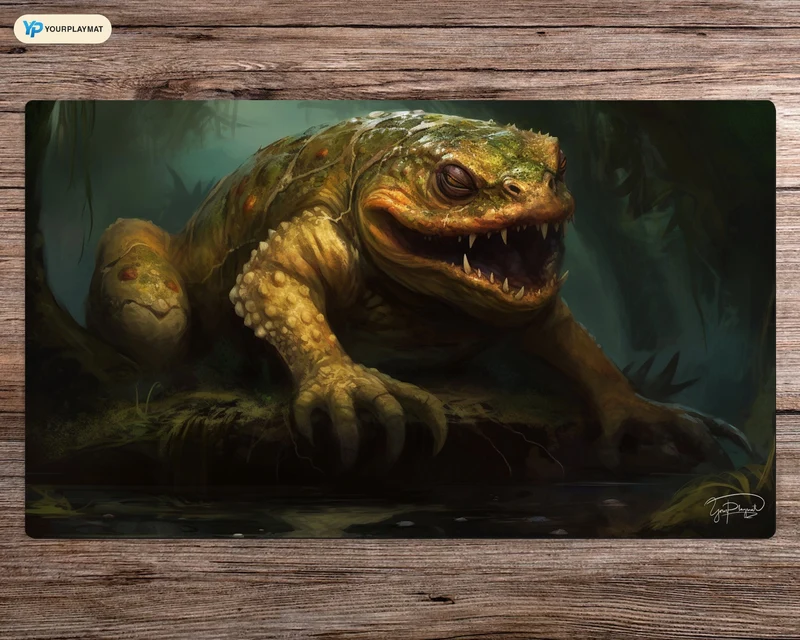 Amphibian Horror of the Murk - MTG Spielmatte - 24 x 14 inches - MTG Geschenke - MTG Zubehör - Magie Tischmatte