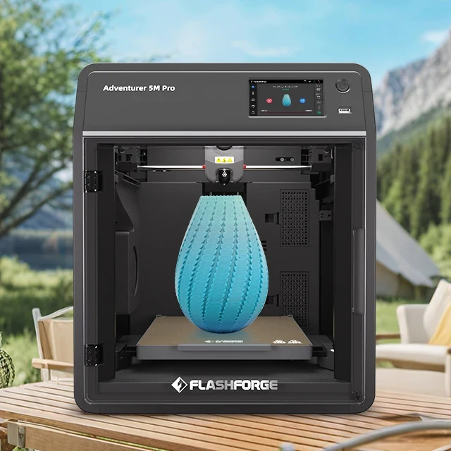 Flashforge Adventurer 5M Pro New 600mm/s Fast Speed Automatic Industrial 3D Printer High Accuracy USB Aluminum PLA 1 Year