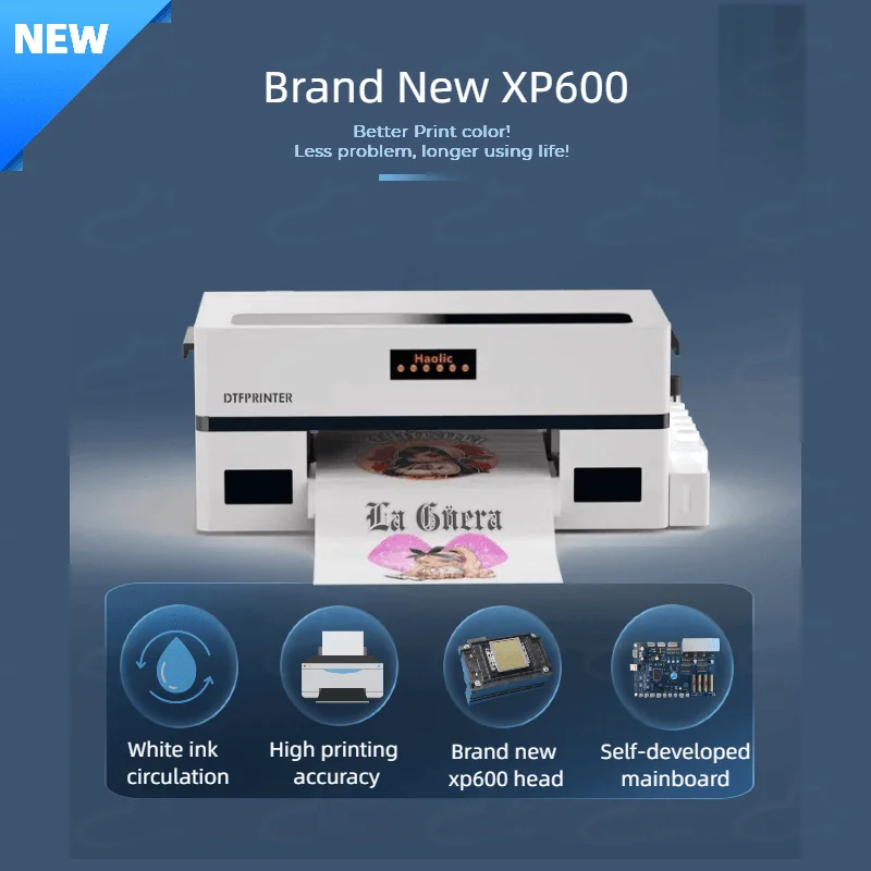 New XP1 Pro Full-Automatic DTF Printer Kit | A3 Compact Desktop Heat Transfer Machine for T-Shirts & Hoodies | Beginner-Friendly