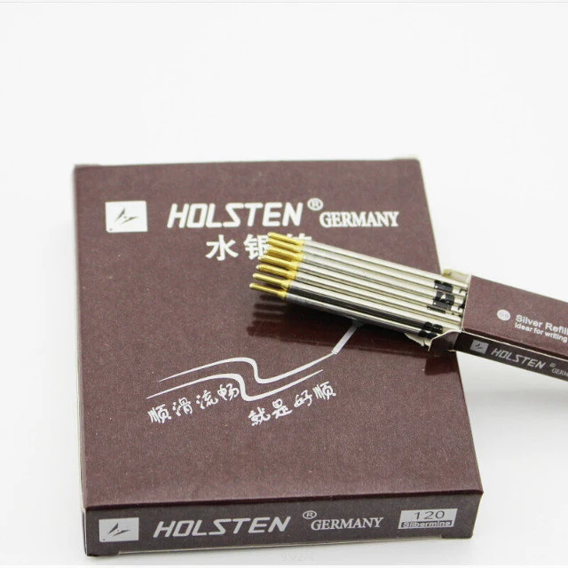 Holsten Germany Silver Refill Pen with Metal Hold Use for Shoe Material Working