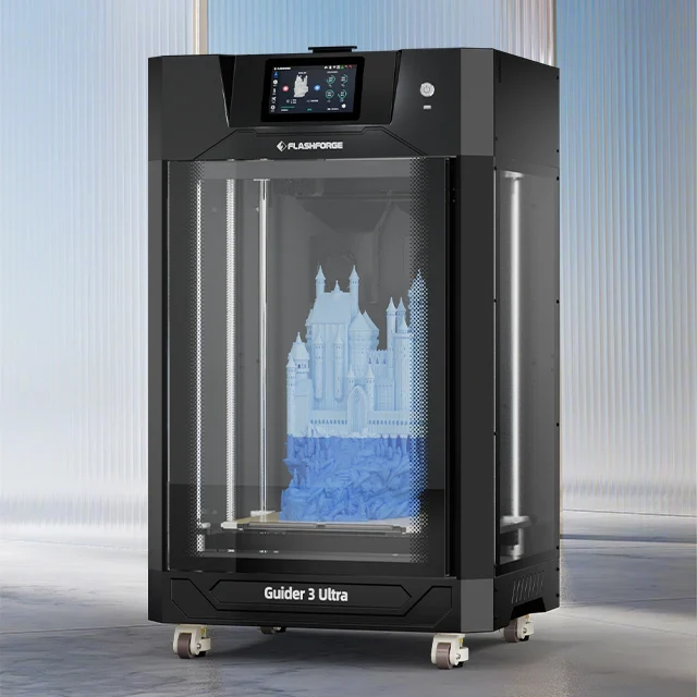 Flashforge Guider 3 Ultra 500mm/s Fast Speed Double Extruder 3D Printer Auto-Leveling USB for Printing Shops Labs FDM 1-Year