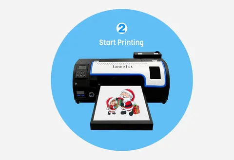 A3 Direct to Film Printer Dtf T-Shirt Printing Machine 30cm New XP600 / F1080 Print Dtf Transfer Film