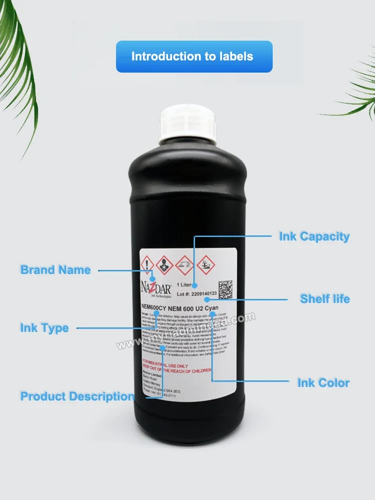 Myriad Minded USA Imported Nazdar ECO-Solvent Ink Widely Used in Outdoor Advertising Industrial Printing