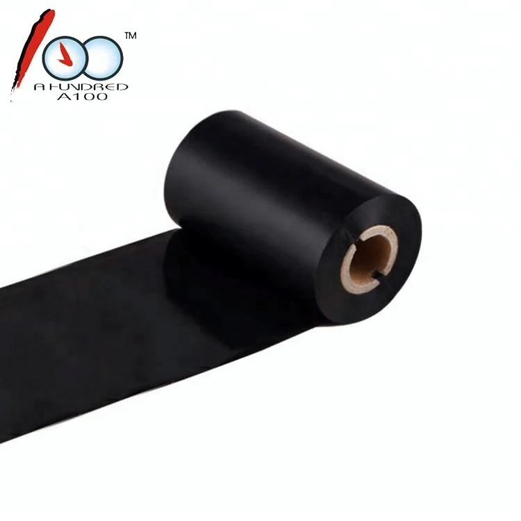 110mm * 300m Enhanced Wax Thermal Transfer Ribbon Barcode Thermal Ribbon Label Printing Ribbon