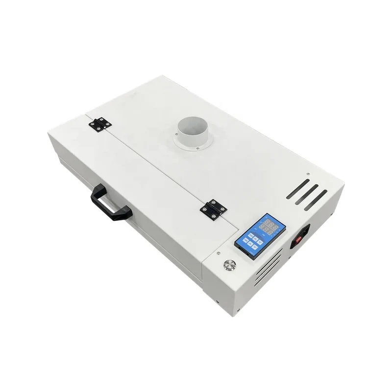 A3 Dtf Oven 30cm Dtf Oven Drying Dtf Oven with Fume Extractor Semi-automatic Adhesive Powder Baking for PET Film Sheet Dryer