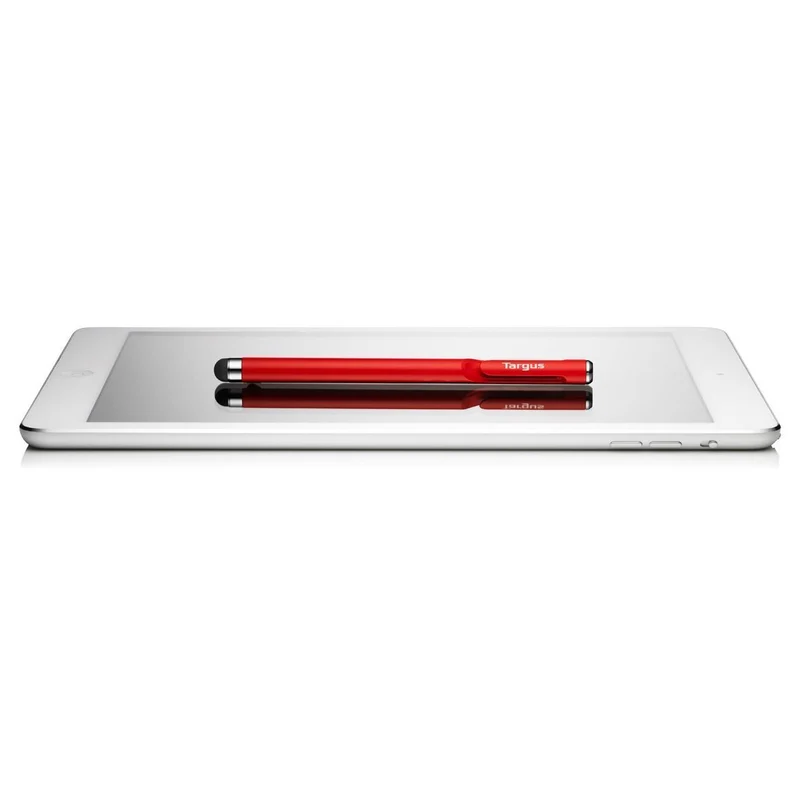 Antimikrobieller glatter Stylus-Stift für Smartphones und Touchscreens - Rot