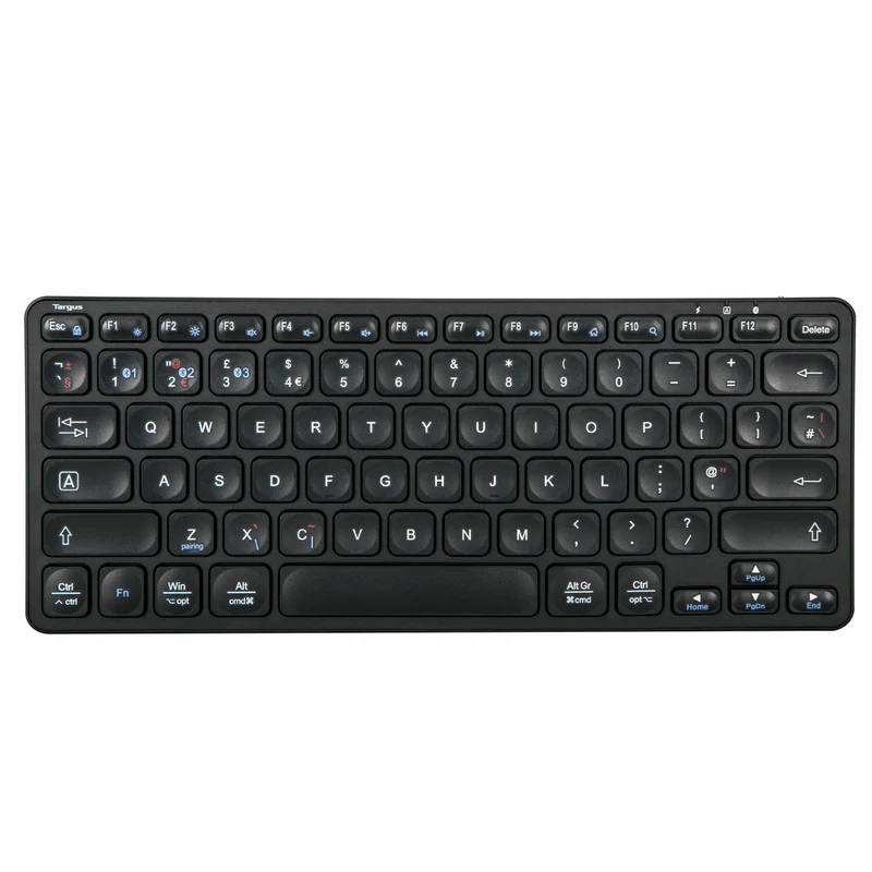 Kompakte antimikrobielle Bluetooth®-Tastatur für mehrere Geräte (UK)