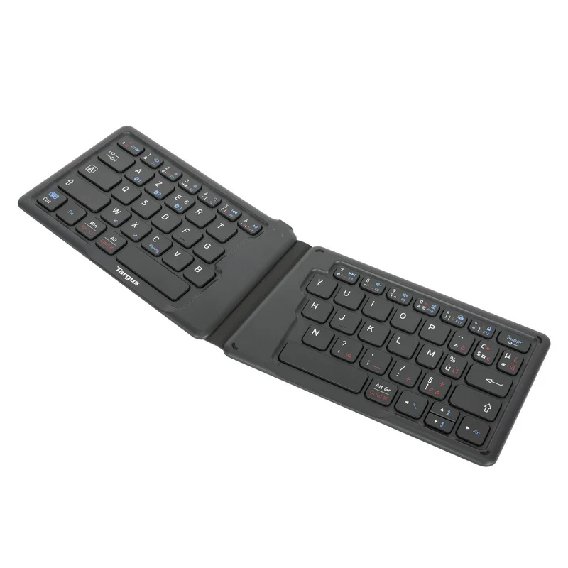 Antimikrobielle faltbare ergonomische Tastatur (Französisch)