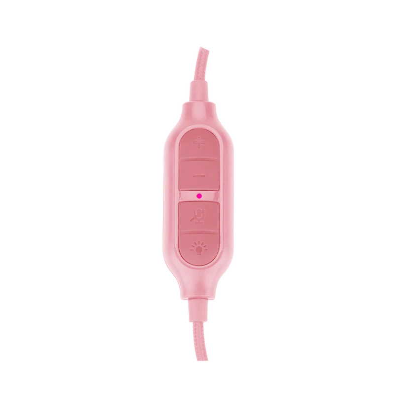 H510 ZEUS-X Cute Gaming Headphone with Mic (Pink Color)