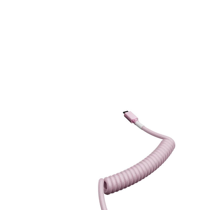 Glorious Coiled Cable Pixel Pink